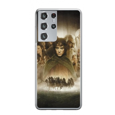 Husa personalizata tip carcasa HQPrint pentru Samsung Galaxy S22 Ultra, model Lord of the Rings 2, multicolor, S1D1M0190