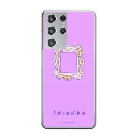 Husa personalizata tip carcasa HQPrint pentru Samsung Galaxy S22 Ultra, model FRIENDS 3, multicolor, S1D1M0223