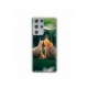 Husa personalizata tip carcasa HQPrint pentru Samsung Galaxy S22 Ultra, model Snail, multicolor, S1D1M0231