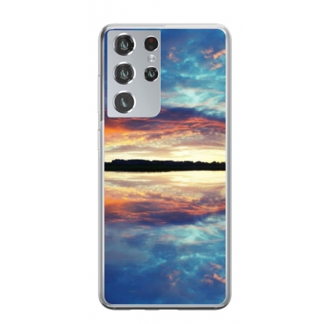 Husa personalizata tip carcasa HQPrint pentru Samsung Galaxy S22 Ultra, model Nice View 12, multicolor, S1D1M0247