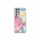 Husa personalizata tip carcasa HQPrint pentru Samsung Galaxy S22 Ultra, model Color Scales, multicolor, S1D1M0258