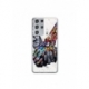 Husa personalizata tip carcasa HQPrint pentru Samsung Galaxy S22 Ultra, model Abstract Holding, multicolor, S1D1M0271