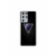 Husa personalizata tip carcasa HQPrint pentru Samsung Galaxy S22 Ultra, model Triangle Planet, multicolor, S1D1M0278