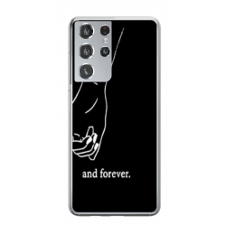 Husa personalizata tip carcasa HQPrint pentru Samsung Galaxy S22 Ultra, model Always and Forever 2, multicolor, S1D1M0280
