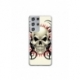 Husa personalizata tip carcasa HQPrint pentru Samsung Galaxy S22 Ultra, model Skull 1, multicolor, S1D1M0284