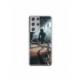 Husa personalizata tip carcasa HQPrint pentru Samsung Galaxy S22 Ultra, model Chain Man, multicolor, S1D1M0296