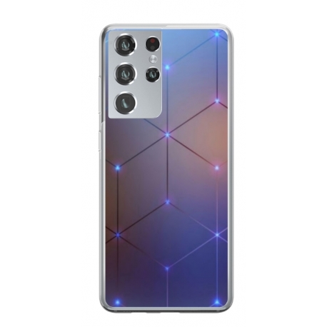 Husa personalizata tip carcasa HQPrint pentru Samsung Galaxy S22 Ultra, model Square, multicolor, S1D1M0315