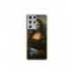 Husa personalizata tip carcasa HQPrint pentru Samsung Galaxy S22 Ultra, model Covid Mona Lisa, multicolor, S1D1M0327