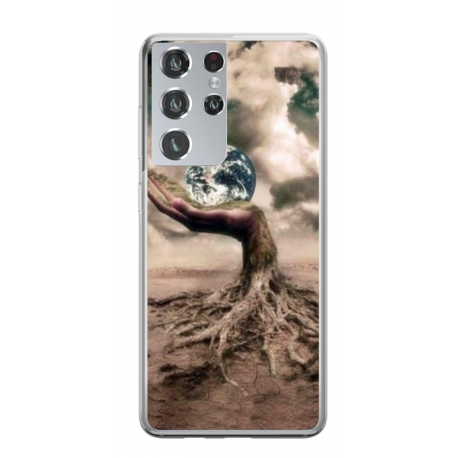 Husa personalizata tip carcasa HQPrint pentru Samsung Galaxy S22 Ultra, model Abstract 4, multicolor, S1D1M0339
