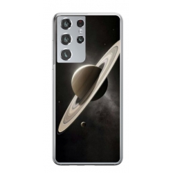 Husa personalizata tip carcasa HQPrint pentru Samsung Galaxy S22 Ultra, model Planet 2, multicolor, S1D1M0348