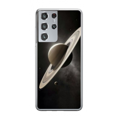 Husa personalizata tip carcasa HQPrint pentru Samsung Galaxy S22 Ultra, model Planet 2, multicolor, S1D1M0348