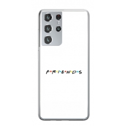 Husa personalizata tip carcasa HQPrint pentru Samsung Galaxy S23 Ultra, model FRIENDS 1, multicolor, S1D1M0043