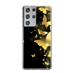 Husa personalizata tip carcasa HQPrint pentru Samsung Galaxy S23 Ultra, model Butterfly 6, multicolor, S1D1M0045