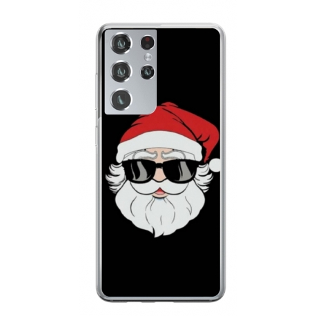 Husa personalizata tip carcasa HQPrint pentru Samsung Galaxy S23 Ultra, model Cool Santa, multicolor, S1D1M0046