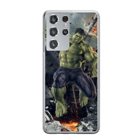 Husa personalizata tip carcasa HQPrint pentru Samsung Galaxy S23 Ultra, model Hulk 1, multicolor, S1D1M0099