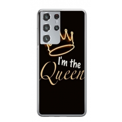 Husa personalizata tip carcasa HQPrint pentru Samsung Galaxy S23 Ultra, model Im the Queen, multicolor, S1D1M0101