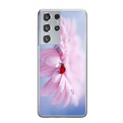 Husa personalizata tip carcasa HQPrint pentru Samsung Galaxy S23 Ultra, model Flowers 5, multicolor, S1D1M0114