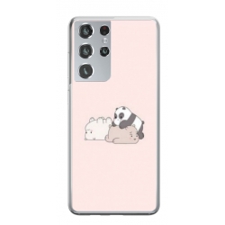 Husa personalizata tip carcasa HQPrint pentru Samsung Galaxy S23 Ultra, model Bears 3, multicolor, S1D1M0115