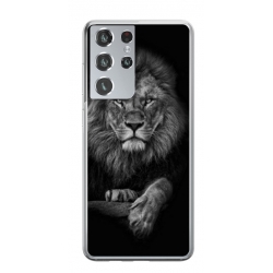 Husa personalizata tip carcasa HQPrint pentru Samsung Galaxy S23 Ultra, model Lion 2, multicolor, S1D1M0117