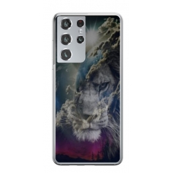 Husa personalizata tip carcasa HQPrint pentru Samsung Galaxy S23 Ultra, model Lion 4, multicolor, S1D1M0120