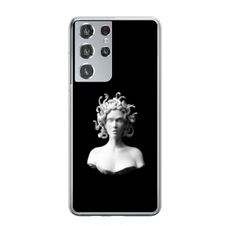 Husa personalizata tip carcasa HQPrint pentru Samsung Galaxy S23 Ultra, model Medusa 1, multicolor, S1D1M0121