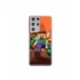Husa personalizata tip carcasa HQPrint pentru Samsung Galaxy S23 Ultra, model Minecraft 1, multicolor, S1D1M0125