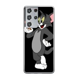 Husa personalizata tip carcasa HQPrint pentru Samsung Galaxy S23 Ultra, model Tom and Jerry 2, multicolor, S1D1M0204