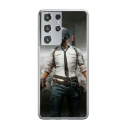 Husa personalizata tip carcasa HQPrint pentru Samsung Galaxy S23 Ultra, model PUBG 1, multicolor, S1D1M0214