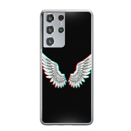 Husa personalizata tip carcasa HQPrint pentru Samsung Galaxy S23 Ultra, model Angel, multicolor, S1D1M0219