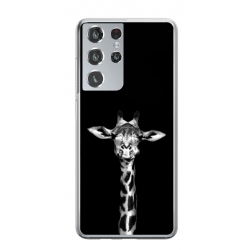 Husa personalizata tip carcasa HQPrint pentru Samsung Galaxy S23 Ultra, model Giraffe 3, multicolor, S1D1M0222