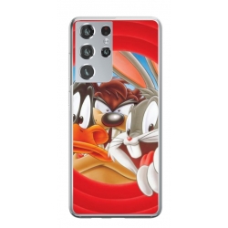 Husa personalizata tip carcasa HQPrint pentru Samsung Galaxy S23 Ultra, model Looney Tunes 2, multicolor, S1D1M0227