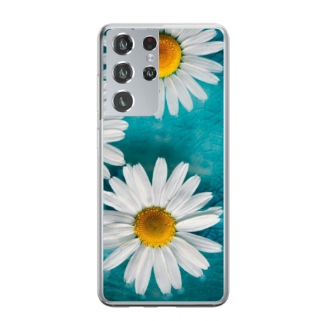 Husa personalizata tip carcasa HQPrint pentru Samsung Galaxy S23 Ultra, model Petunia 2, multicolor, S1D1M0239