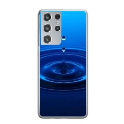 Husa personalizata tip carcasa HQPrint pentru Samsung Galaxy S23 Ultra, model Picatura, multicolor, S1D1M0240