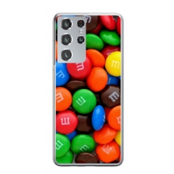 Husa personalizata tip carcasa HQPrint pentru Samsung Galaxy S23 Ultra, model MandM, multicolor, S1D1M0257