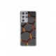 Husa personalizata tip carcasa HQPrint pentru Samsung Galaxy S23 Ultra, model Lava Hex, multicolor, S1D1M0265