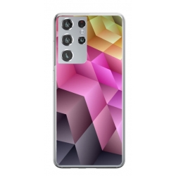 Husa personalizata tip carcasa HQPrint pentru Samsung Galaxy S23 Ultra, model Colorful 1, multicolor, S1D1M0273