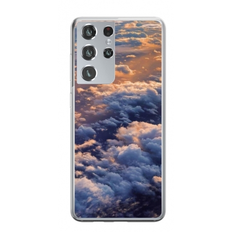 Husa personalizata tip carcasa HQPrint pentru Samsung Galaxy S23 Ultra, model Beautiful Sky, multicolor, S1D1M0277