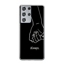 Husa personalizata tip carcasa HQPrint pentru Samsung Galaxy S23 Ultra, model Always and Forever 1, multicolor, S1D1M0279