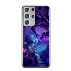 Husa personalizata tip carcasa HQPrint pentru Samsung Galaxy S23 Ultra, model Ender Dragon, multicolor, S1D1M0304