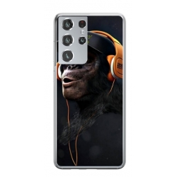 Husa personalizata tip carcasa HQPrint pentru Samsung Galaxy S23 Ultra, model Monkey, multicolor, S1D1M0319