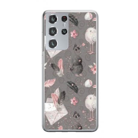 Husa personalizata tip carcasa HQPrint pentru Samsung Galaxy S23 Ultra, model Abstract 1, multicolor, S1D1M0321