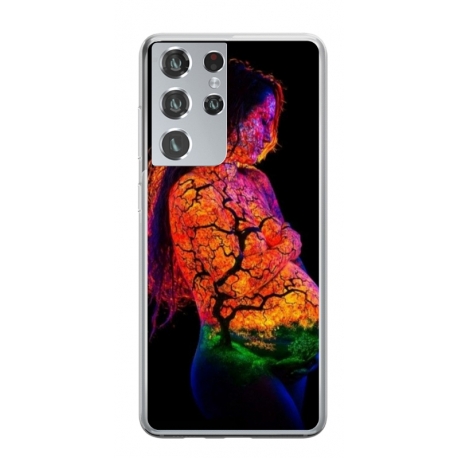 Husa personalizata tip carcasa HQPrint pentru Samsung Galaxy S23 Ultra, model Colorful 7, multicolor, S1D1M0324