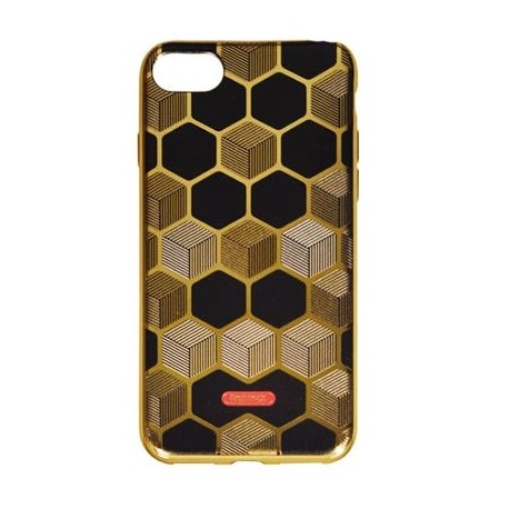 Husa APPLE iPhone 7 \ 8 - REMAX Biphane (Negru/Auriu)