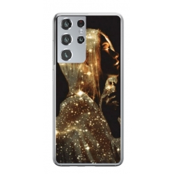 Husa personalizata tip carcasa HQPrint pentru Samsung Galaxy S23 Ultra, model Golden Girl, multicolor, S1D1M0350