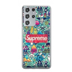 Husa personalizata tip carcasa HQPrint pentru Samsung Galaxy S23 Ultra, model Supreme, multicolor, S1D1M0360