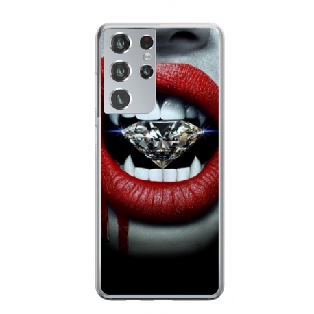 Husa personalizata tip carcasa HQPrint pentru Samsung Galaxy S23 Ultra, model Diamond Vampire, multicolor, S1D1M0370