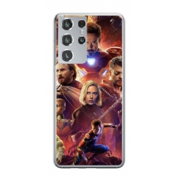 Husa personalizata tip carcasa HQPrint pentru Samsung Galaxy S24 Ultra, model Avengers Inifinity War, multicolor, S1D1M0010