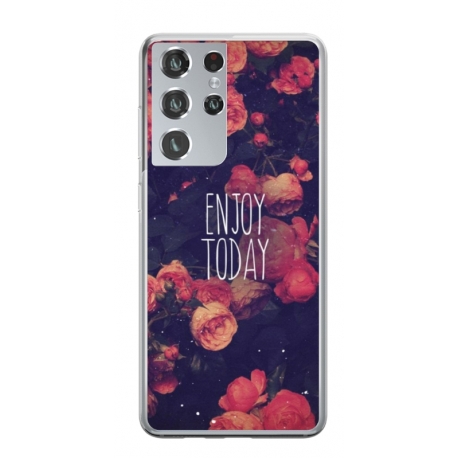 Husa personalizata tip carcasa HQPrint pentru Samsung Galaxy S24 Ultra, model Enjoy Today, multicolor, S1D1M0037