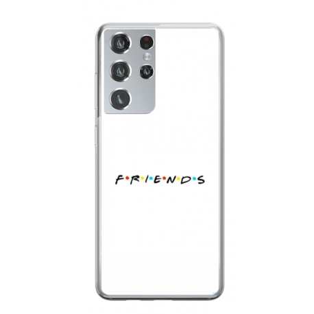 Husa personalizata tip carcasa HQPrint pentru Samsung Galaxy S24 Ultra, model FRIENDS 1, multicolor, S1D1M0043