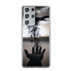 Husa personalizata tip carcasa HQPrint pentru Samsung Galaxy S24 Ultra, model Black Magic, multicolor, S1D1M0152